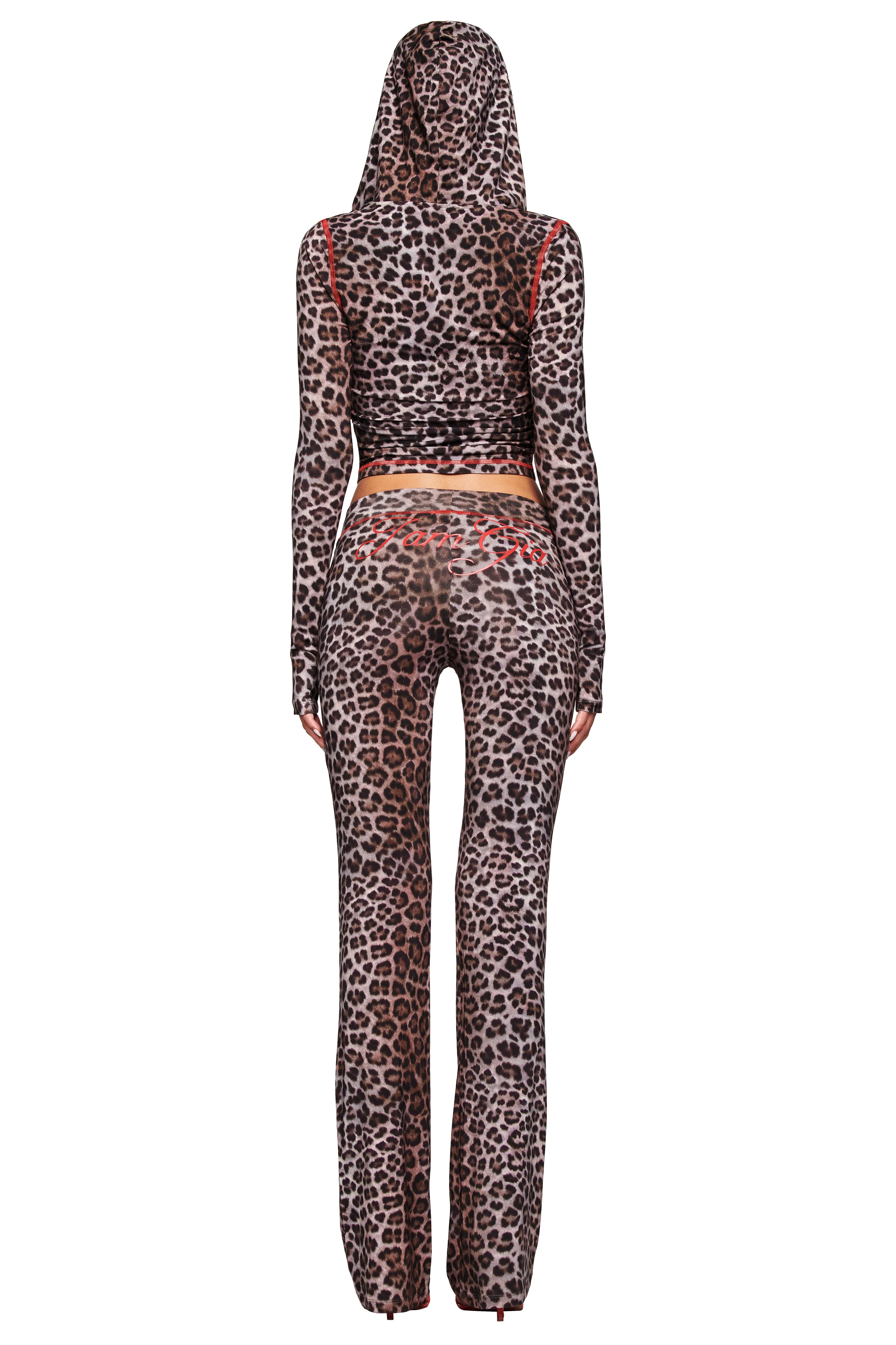 BLARE HOODIE - DARK LEOPARD - Image 4